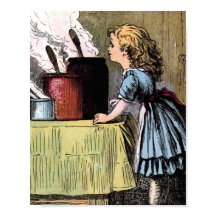 Goldilocks Encontra a Ilustração Vintage da Comida