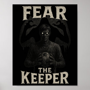 Poster Goleiro de Futebol Assustador Horror Medo O Guardi