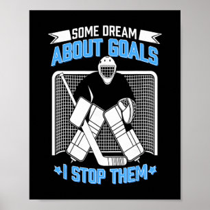 Poster Goleiro de Hóquei Goleiro de Hóquei no Gelo Hóquei