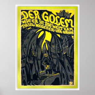 Pôster Golem de Der, wie er no kam de Die Welt