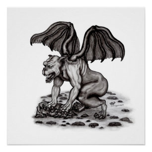 Pôster Golem Gargoyle