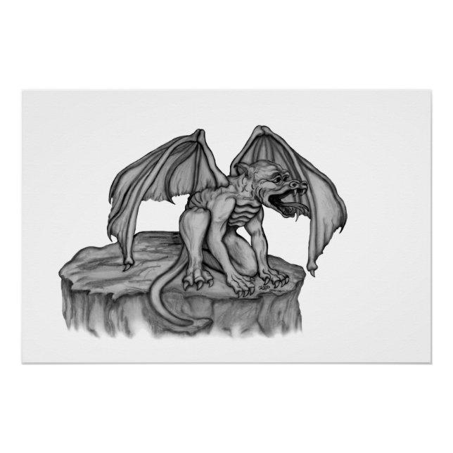 Pôster Golem Gargoyle (Frente)