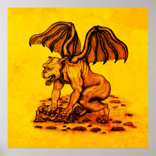 Poster Golem Gargula