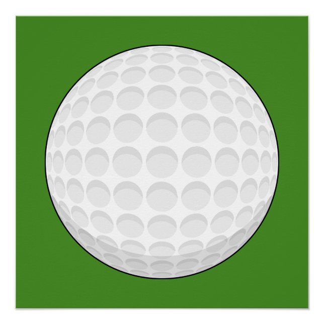 Pôster Golf Ball (Frente)