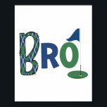 Poster Golf Birthday Kids Golfing Irmão Do Aniversário<br><div class="desc">Golf Birthday Kids Golfing Irmão De Golfe Do Garoto De Aniversário Golf</div>