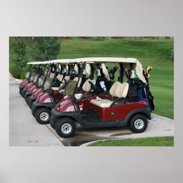 Poster Golf Carts (Frente)