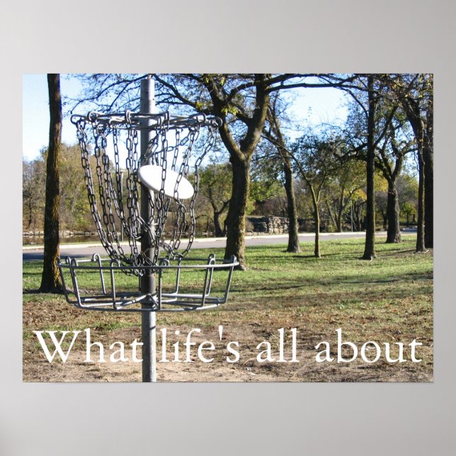 Pôster Golf de Disco (Frente)