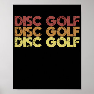 Poster Golf de Disco Retroativo
