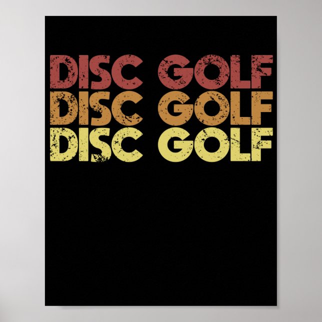 Poster Golf de Disco Retroativo (Frente)