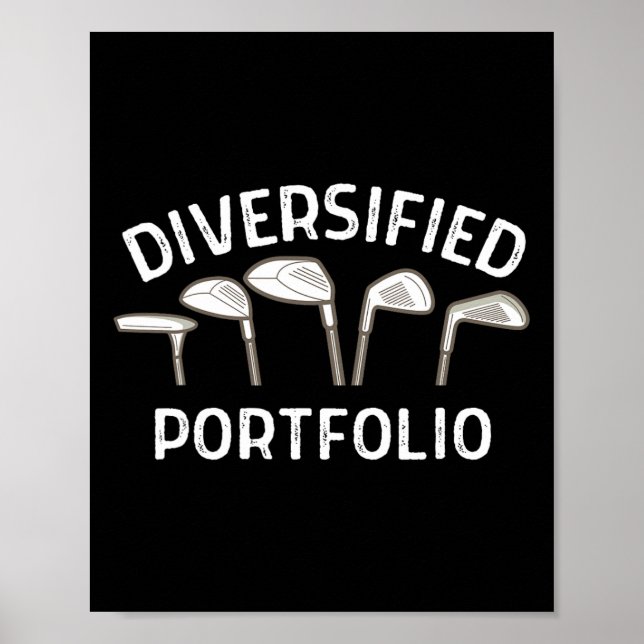 Poster Golf Diversifica Portfolio Life É Cheio De Pimento (Frente)