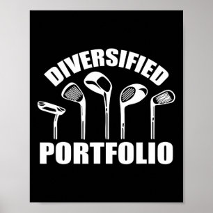 Poster Golf Diversificado Portfólio Funny Business Entrep