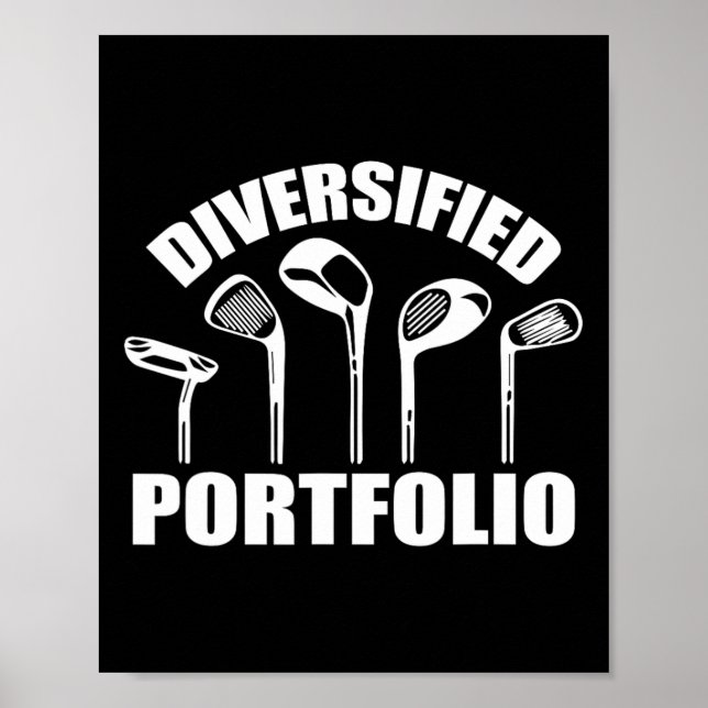 Poster Golf Diversificado Portfólio Funny Business Entrep (Frente)