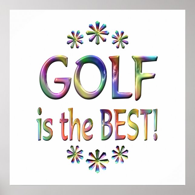 Poster Golf is the Best (Frente)