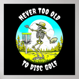 Poster Golf Nunca Muito Antigo para Disco | Descamação do