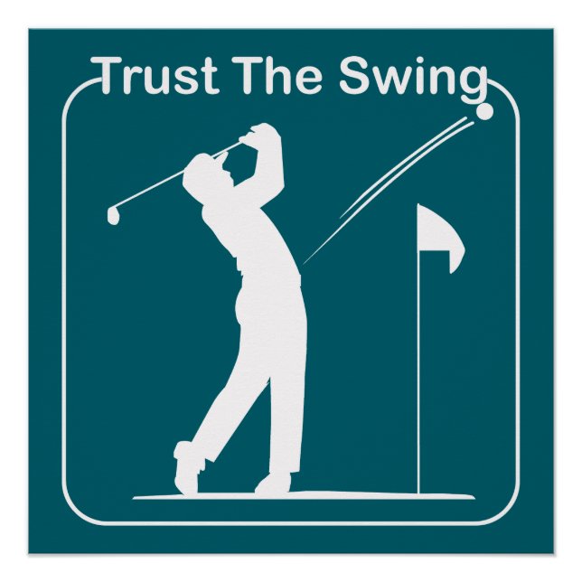 Pôster golf player (Frente)