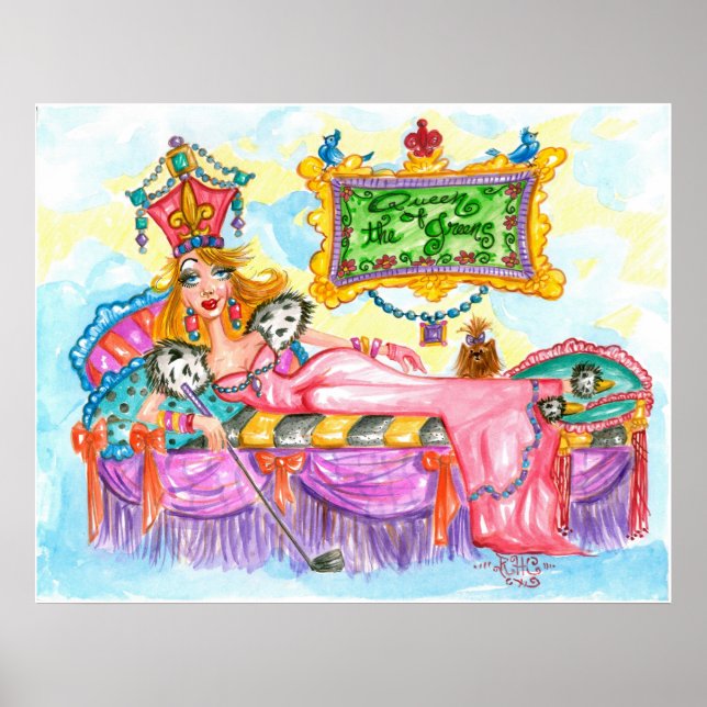 Pôster Golf Queen-Poster (Frente)