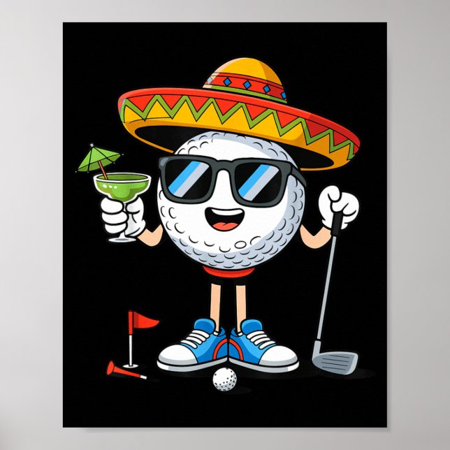 Poster Golfe cinco de maio golfe  (Frente)