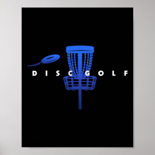 Poster Golfe de Disco Estilizado Legal Com Sket E Disco -