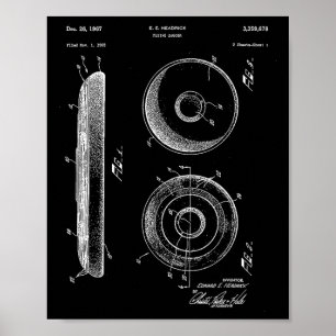Poster Golfe de Disco Frisbee Golfe de Disco Golfista de