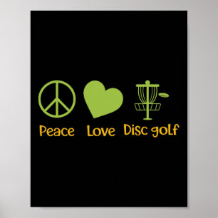 Poster Golfe de Disco Retro Vintage Homens Mulheres, Verd