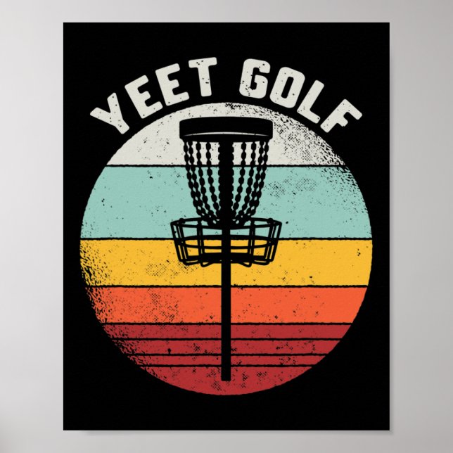 Poster Golfe de Disco Yeet Golfe Sket Frisbee Frolf Disco (Frente)