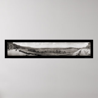 Poster Golfe em Asheville NC Foto 1913