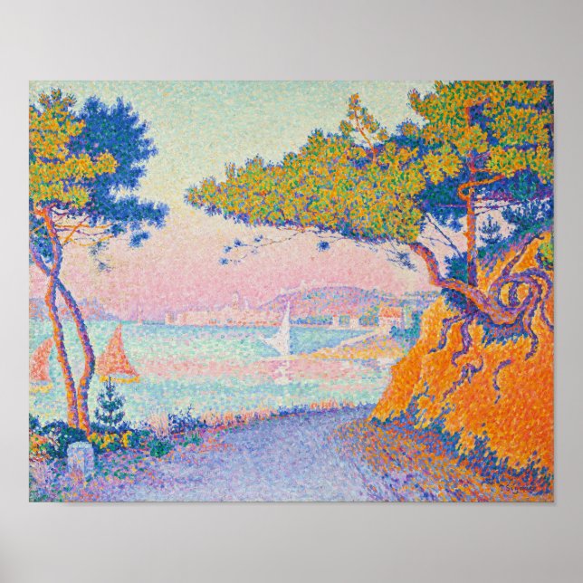 Poster Golfe Juan | Paul Signac | (Frente)