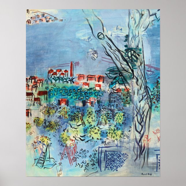 Poster Golfe-Juan | Raoul Dufy (Frente)