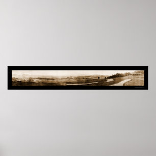 Poster Golfe na foto 1914 do Lake Placid