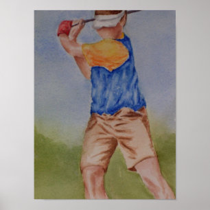 Poster Golfer