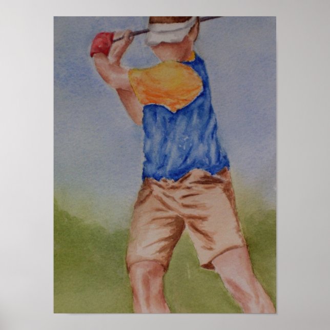 Poster Golfer (Frente)