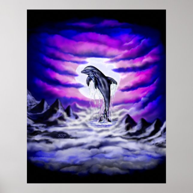 Poster Golfinho ao Luar (Frente)