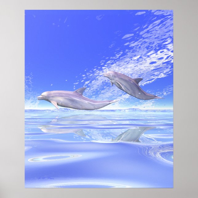 Poster Golfinho Correndo (Frente)