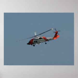 Poster Golfinho MH-65D do Eurocopter.