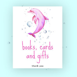 Poster Golfinhos aquarela - Livros cartões e presentes