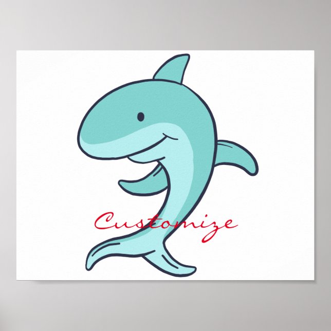 Poster Golfinhos Azuis Pulando Thunder_Cove (Frente)