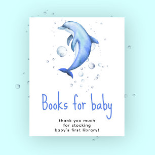 Poster Golfinhos em aquarela - Livros para bebé
