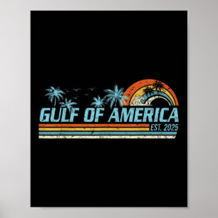 Poster Golfo De Bandeira Americana 2025