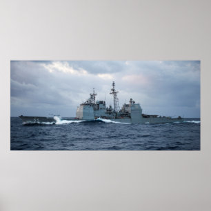 Poster Golfo de Leyte USS (CG 55)