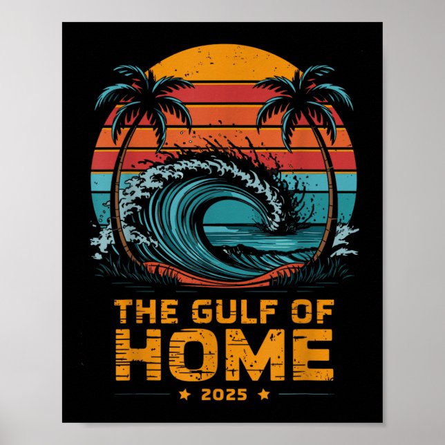 Poster Golfo De Vintage Da Home-Roupa 2025 (Frente)