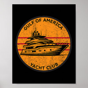 Poster Golfo Do Americano Yacht Club Trump Golfo De Nós A