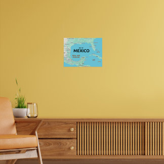 Poster Golfo do México