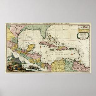 Pôster Golfo do México 1705