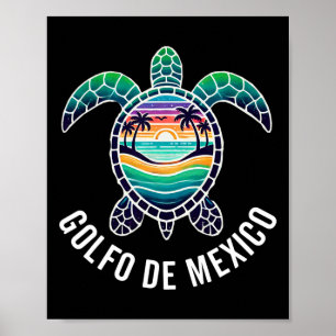 Poster Golfo Do México Viva Golfo Do México Souveni