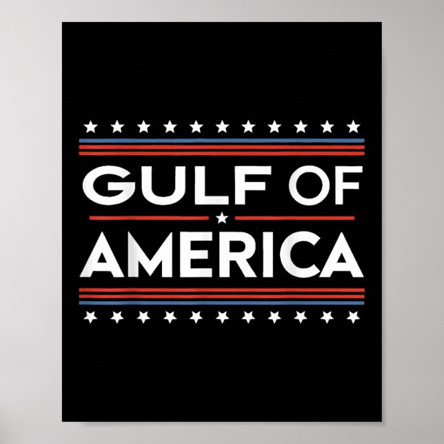 Poster Golfo Dos Estados Unidos Da América (Frente)