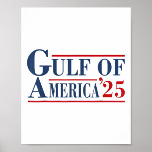 Poster Golfo Dos Eua América Est 2025