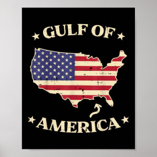 Poster Golfo Dos Eua América Estados Unidos Mapa Homens M