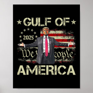 Poster Golfo Trump Da América Dos Eua No Leste De 2025 Ba
