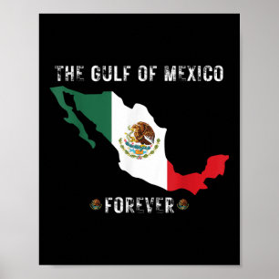 Poster Golfo Trump Do México Para Sempre Presidente Trump
