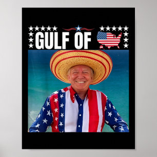 Poster Golfo Trump Dos Estados Unidos Da América
